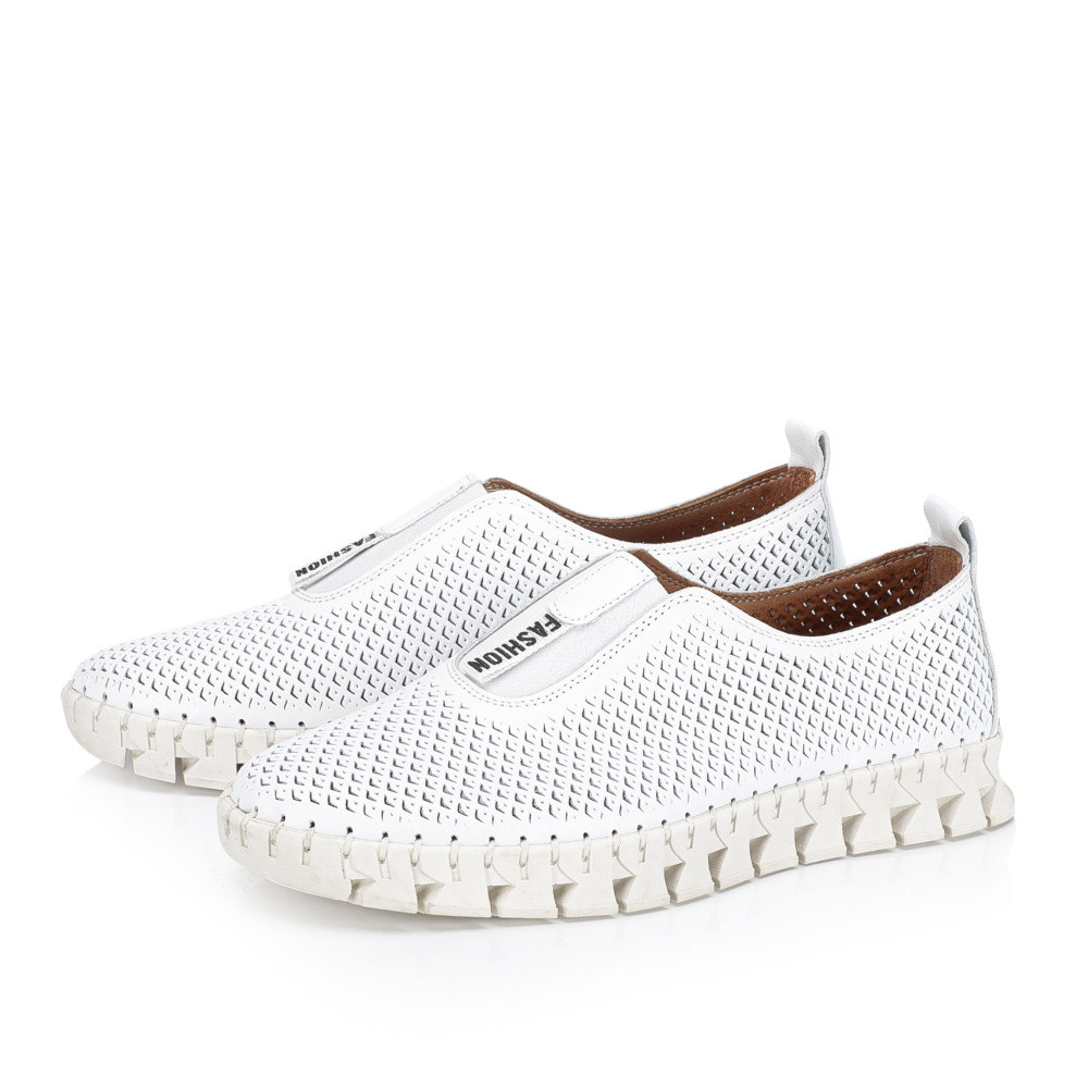 detail Dámské mokasíny IBERIUS P420-2002-619 12 bílá S6