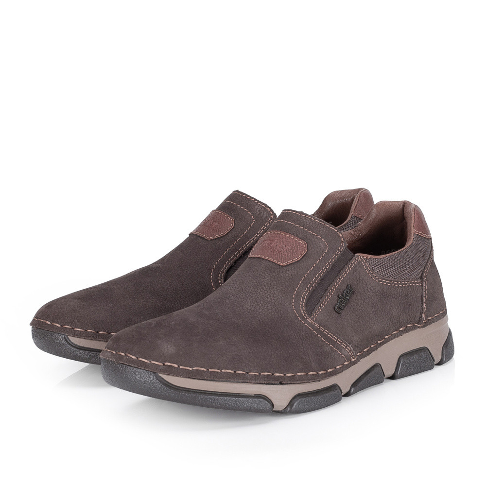 detail Pánské mokasíny RIEKER 15951-25 hnědá W6