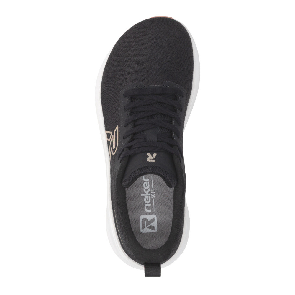 detail Dámské tenisky RIEKER W4301-00   BLACK   H/W6