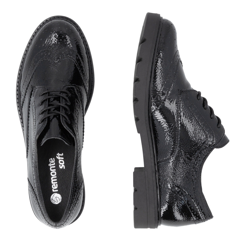 detail Dámské polobotky REMONTE D2Q04-02   BLACK   H/W6