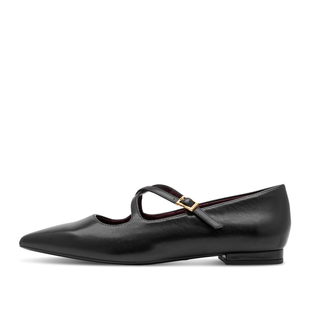 detail Dámské baleríny TAMARIS 1-22161-47   BLACK LEATHER 003   H/W6