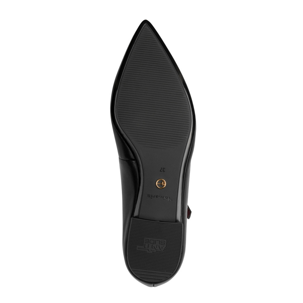 detail Dámské baleríny TAMARIS 1-22161-47   BLACK LEATHER 003   H/W6