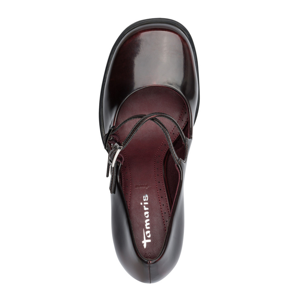 detail Dámské polobotky TAMARIS 22467-47-537 červená W6