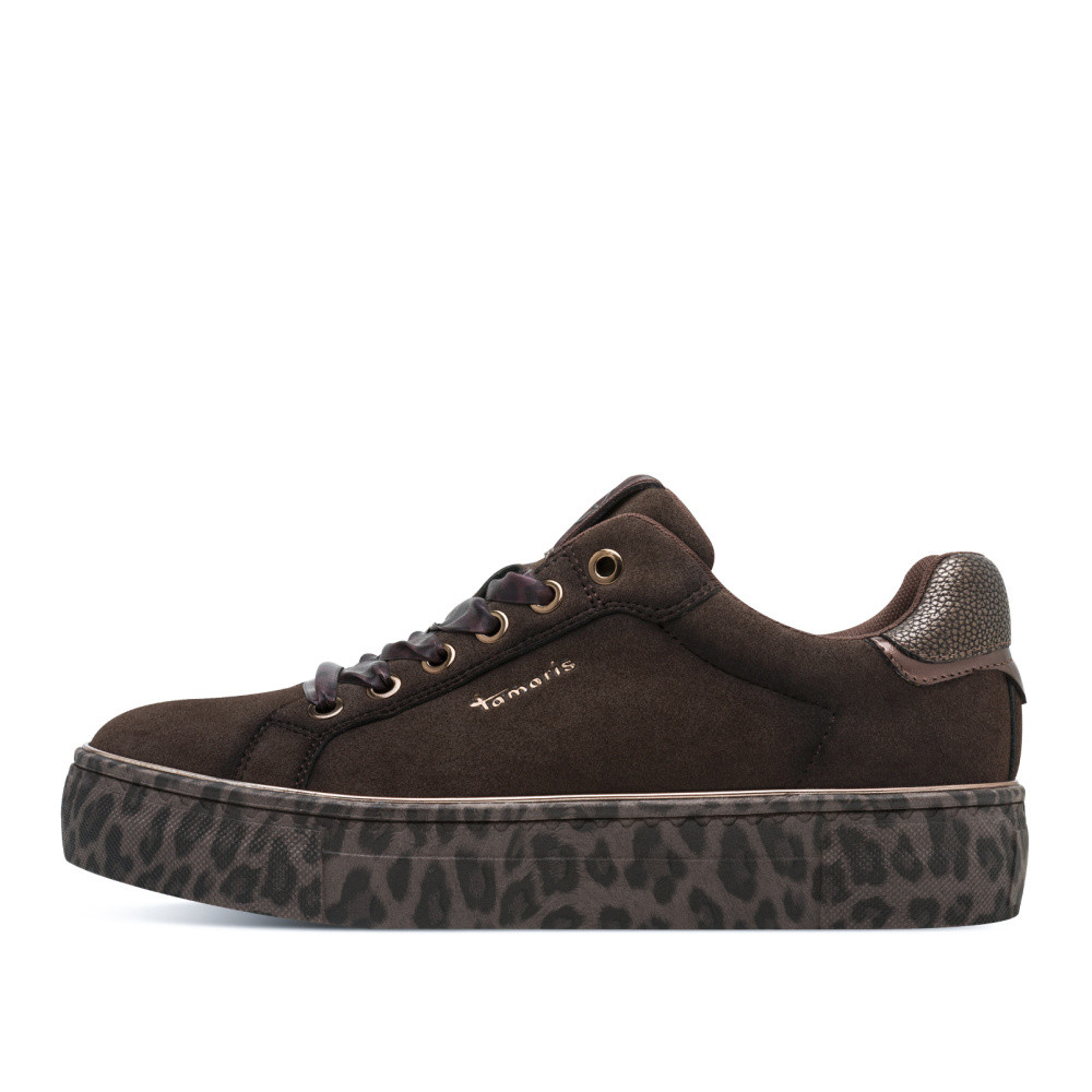 detail Dámské tenisky TAMARIS 1-23751-44   MOCCA/LEOPARD 369   H/W6