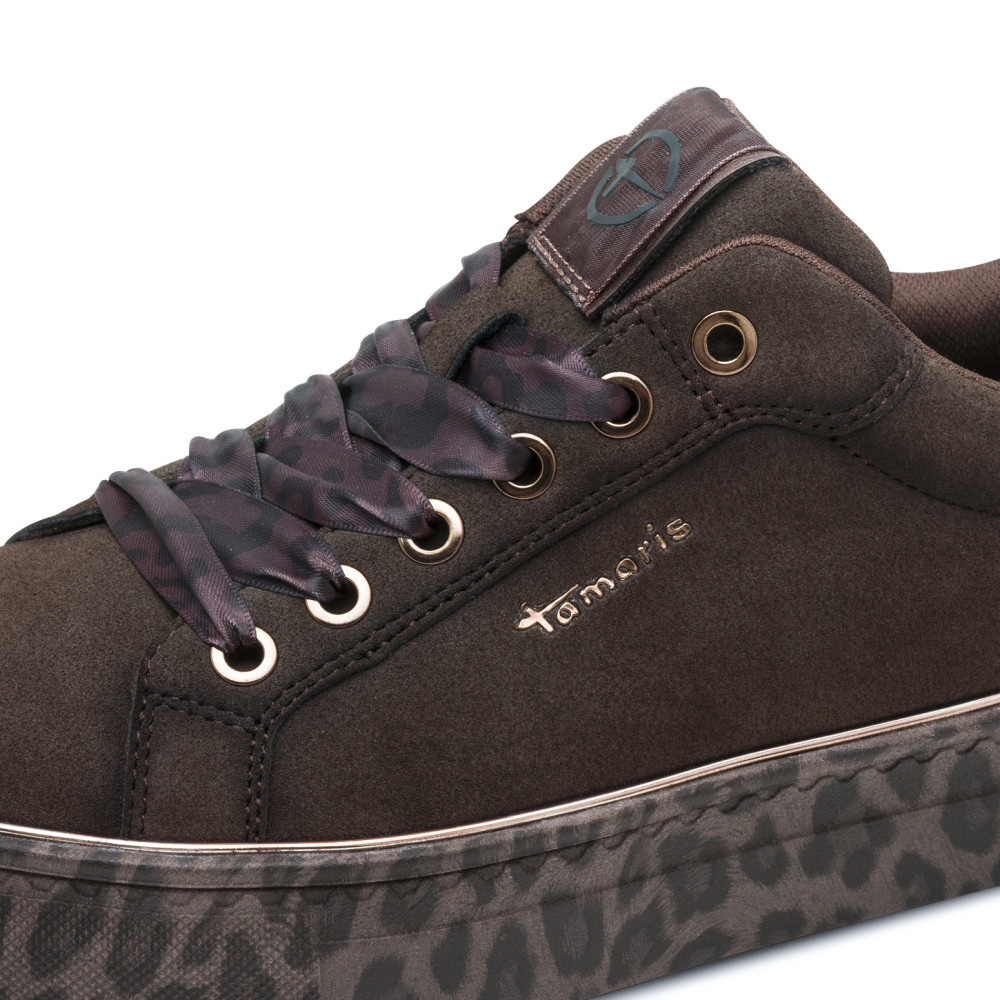 detail Dámské tenisky TAMARIS 1-23751-44   MOCCA/LEOPARD 369   H/W6
