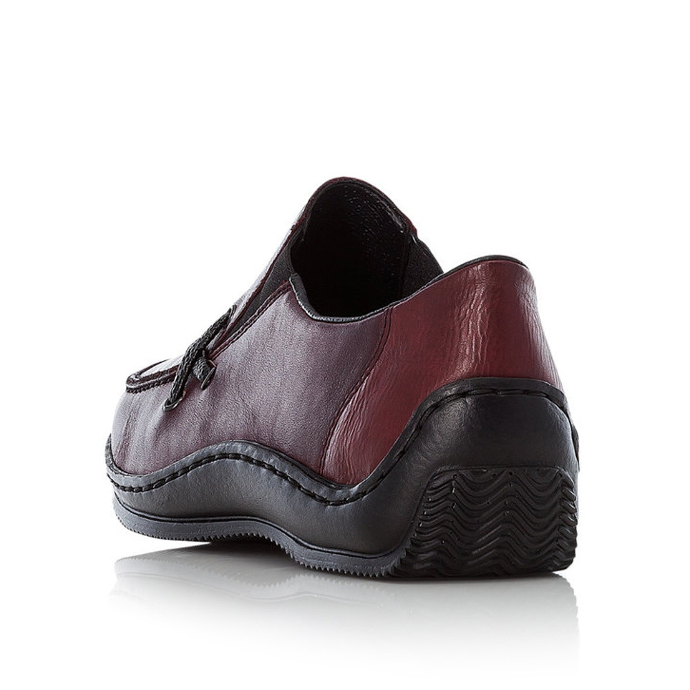 detail Dámské mokasíny RIEKER RIE-1015632-W0 vínová