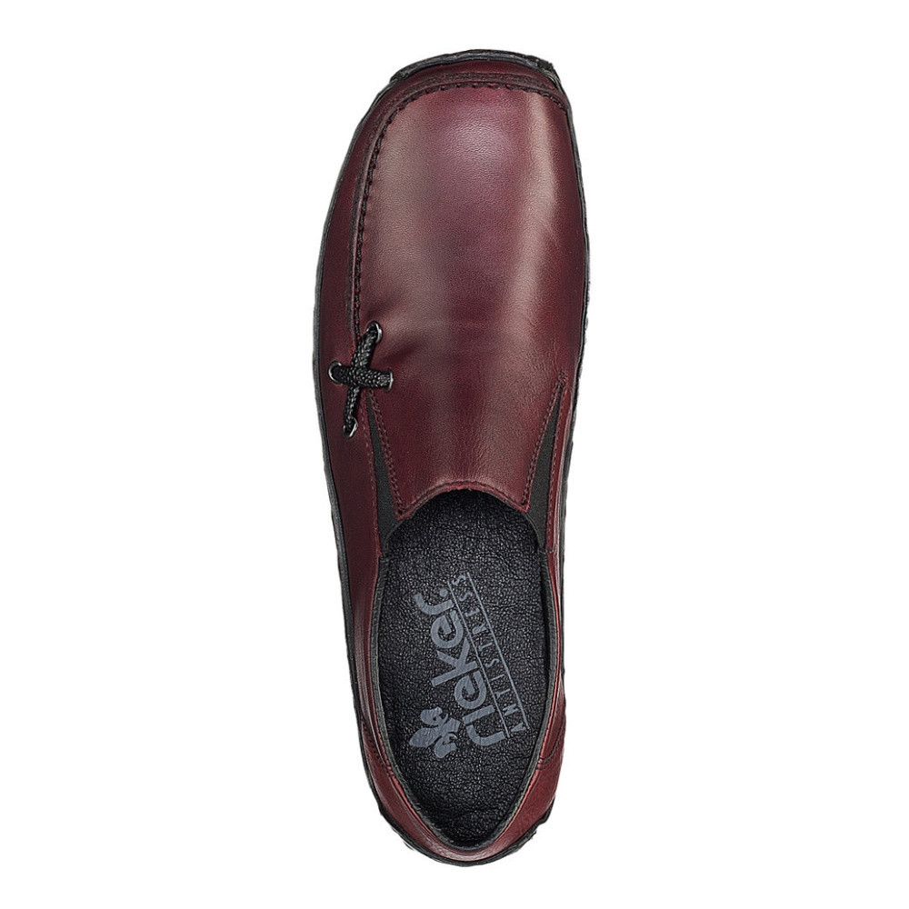 detail Dámské mokasíny RIEKER RIE-1015632-W0 vínová