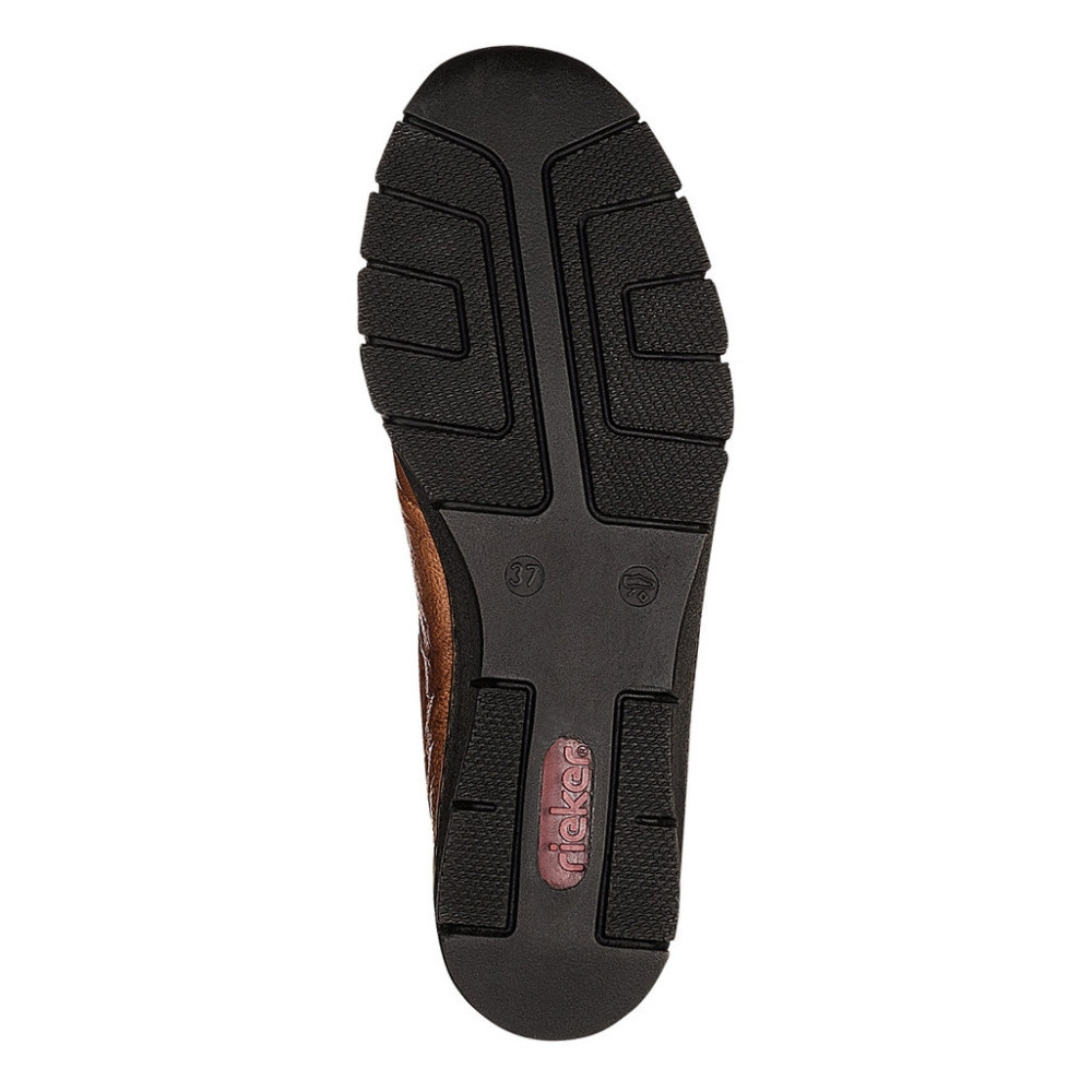 detail Dámské mokasíny RIEKER RIE-1015648-W1 hnědá