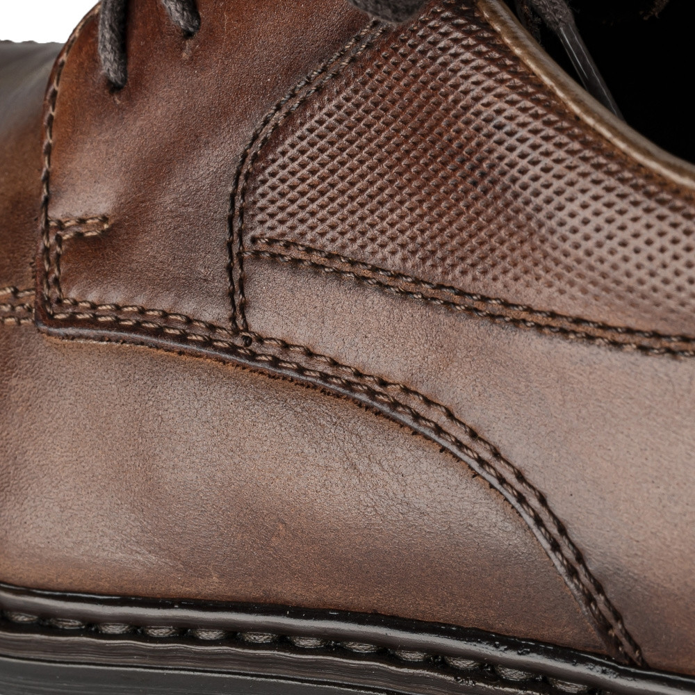 detail Pánské polobotky RIEKER RIE-1015818-W1 hnědá