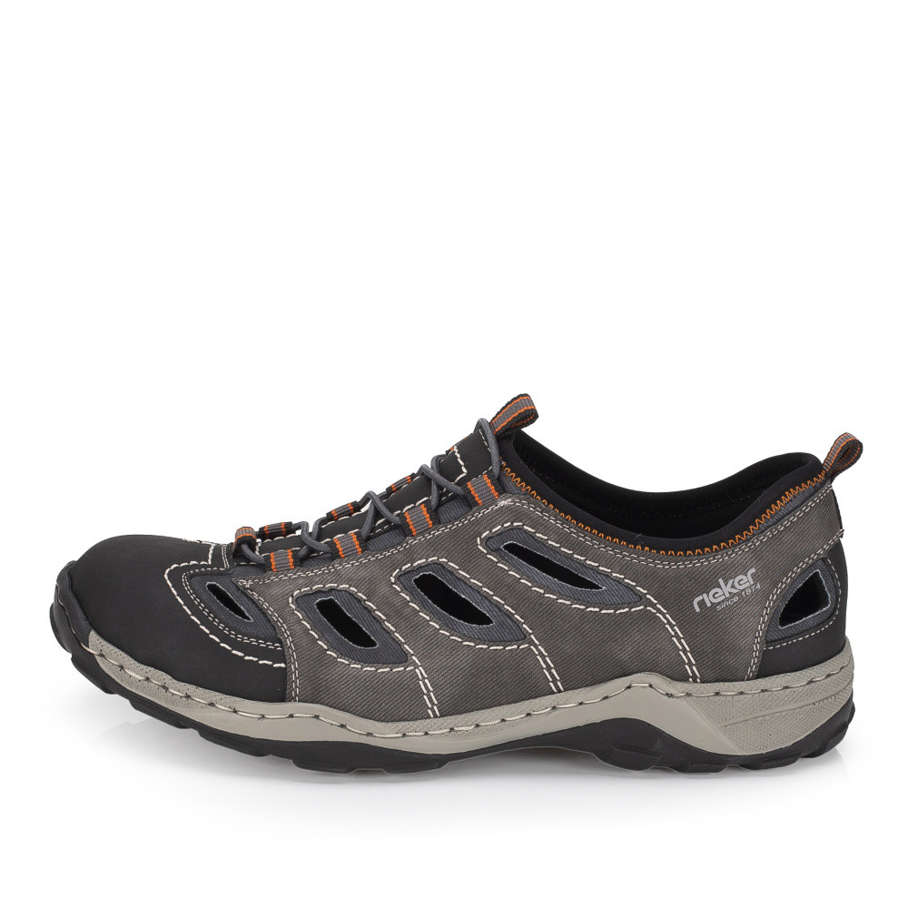 detail Pánské sandály RIEKER 08065-02 šedá S6