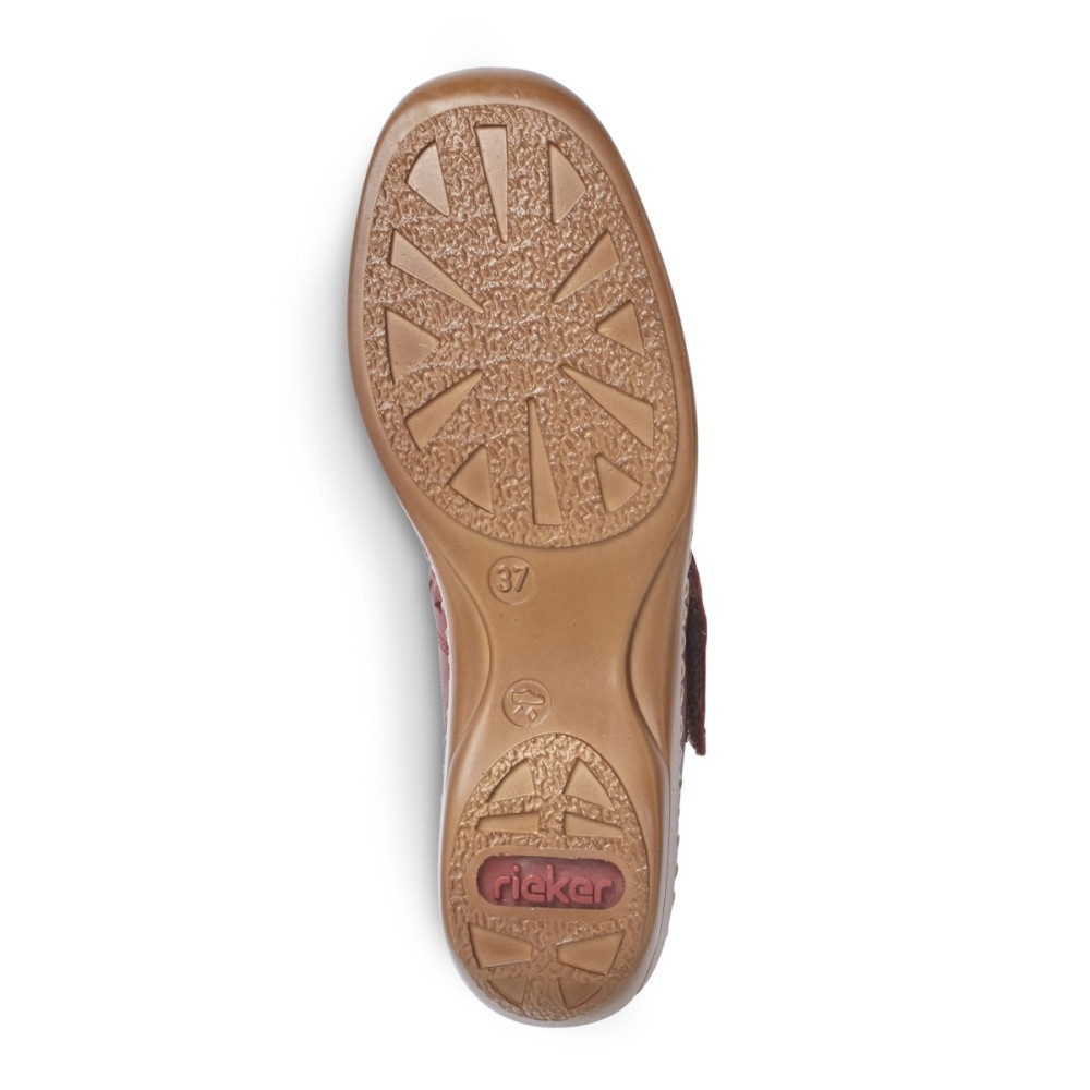 detail Dámské polobotky RIEKER 41399-35 červená S2