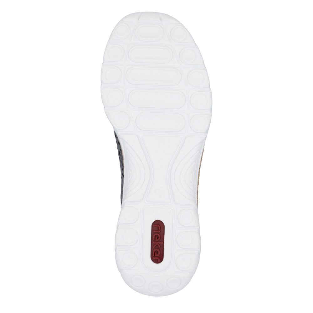 detail Dámské polobotky RIEKER N42P6-14 modrá S6