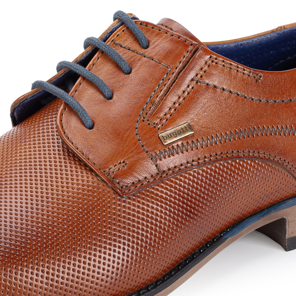 detail Pánské polobotky BUGATTI 25305-6300 hnědá S5