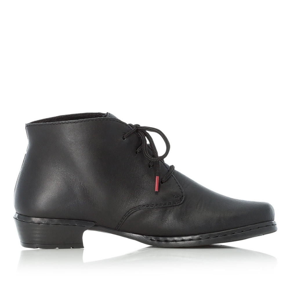 detail Dámská kotníková obuv RIEKER 52230-01 černá W0