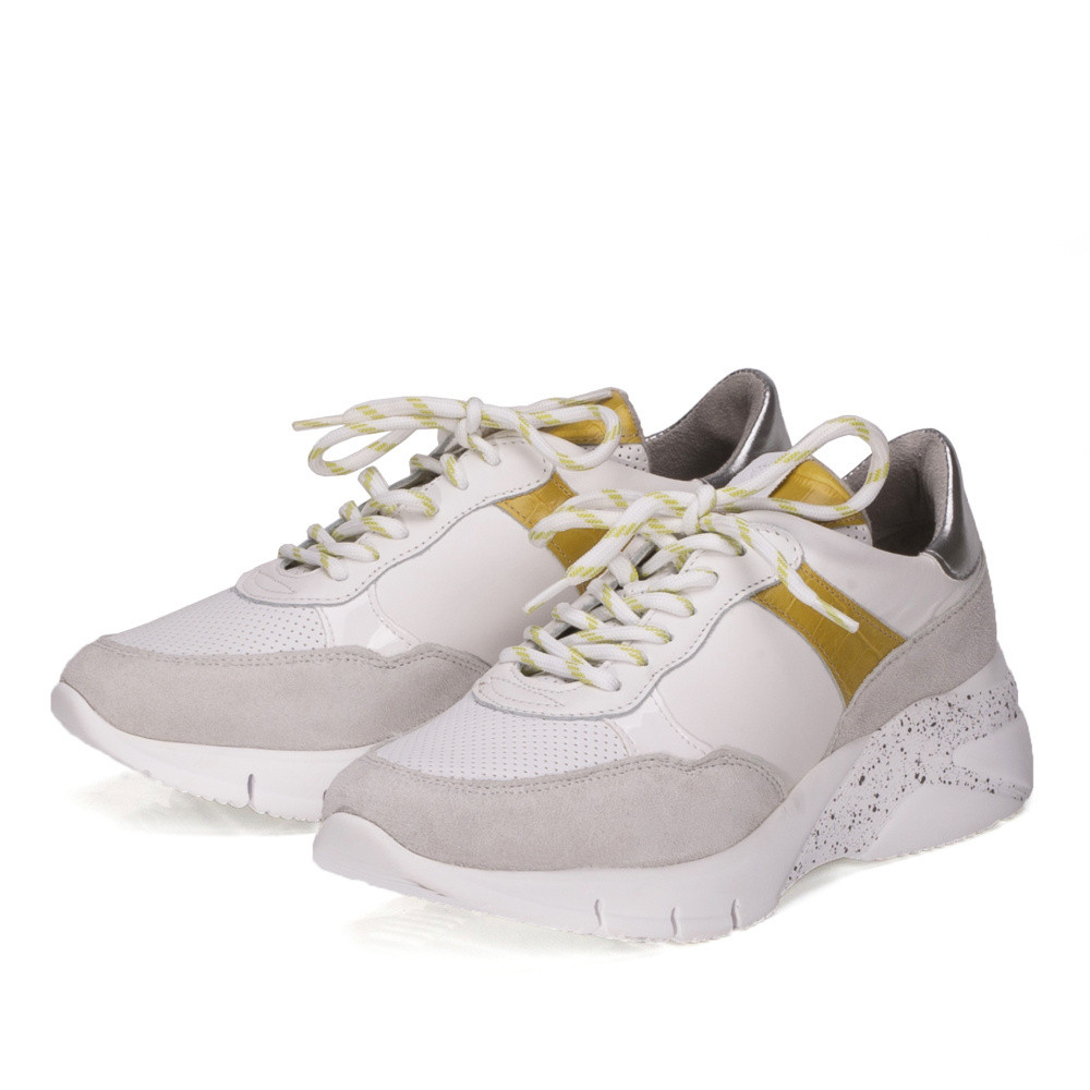 detail Dámské tenisky TAMARIS 1-1-23701-34 WHT/YELLOW COM 216 S0
