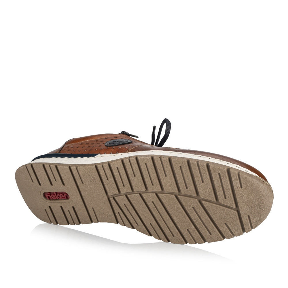 detail Pánské polobotky RIEKER B5115-24 hnědá S2