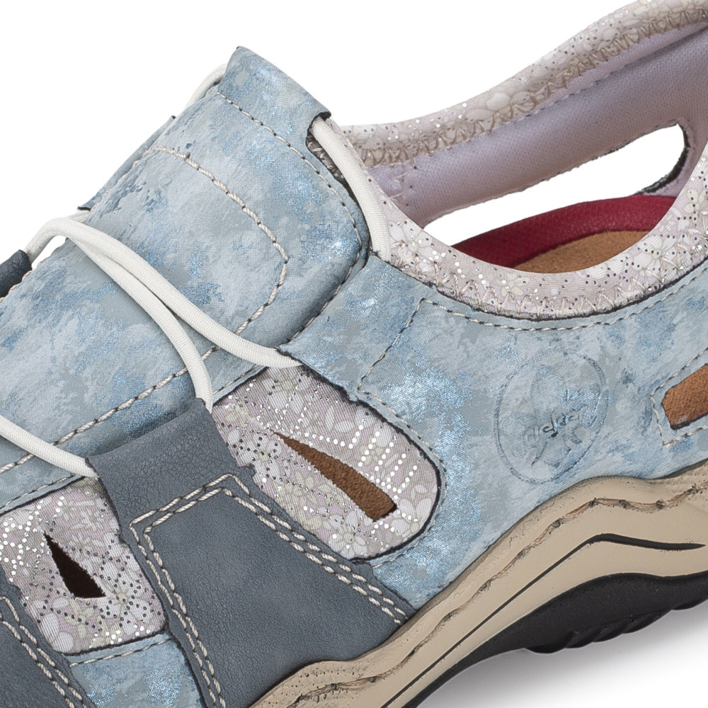 detail Dámské tenisky RIEKER L0561-12 modrá S6