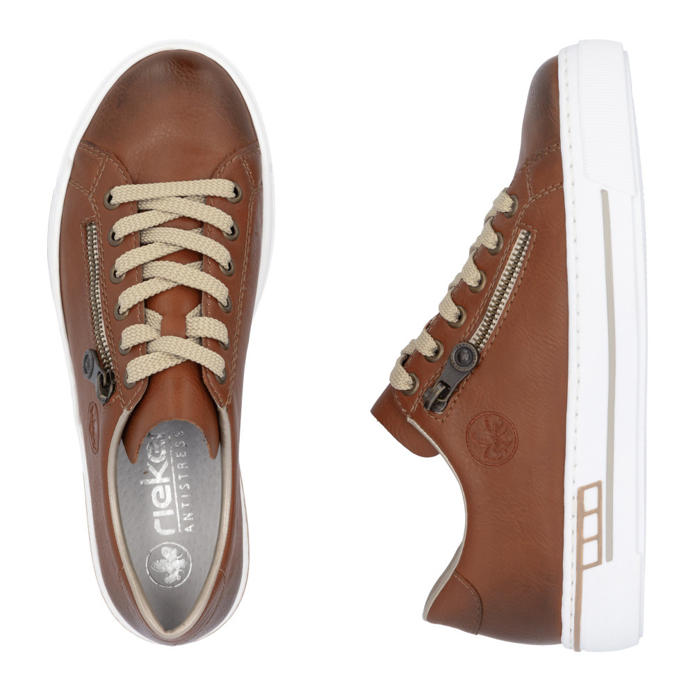 detail Dámské tenisky RIEKER L88C2-24 hnědá S5