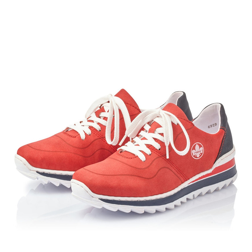 detail Dámske tenisky RIEKER M6929-33 červená S1