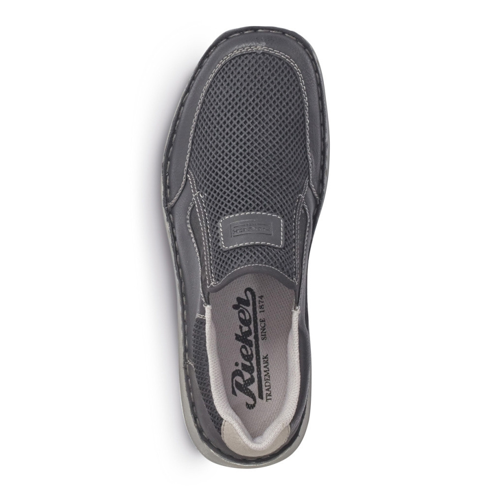 detail Pánské mokasíny RIEKER RIE-1018141-S1 černá