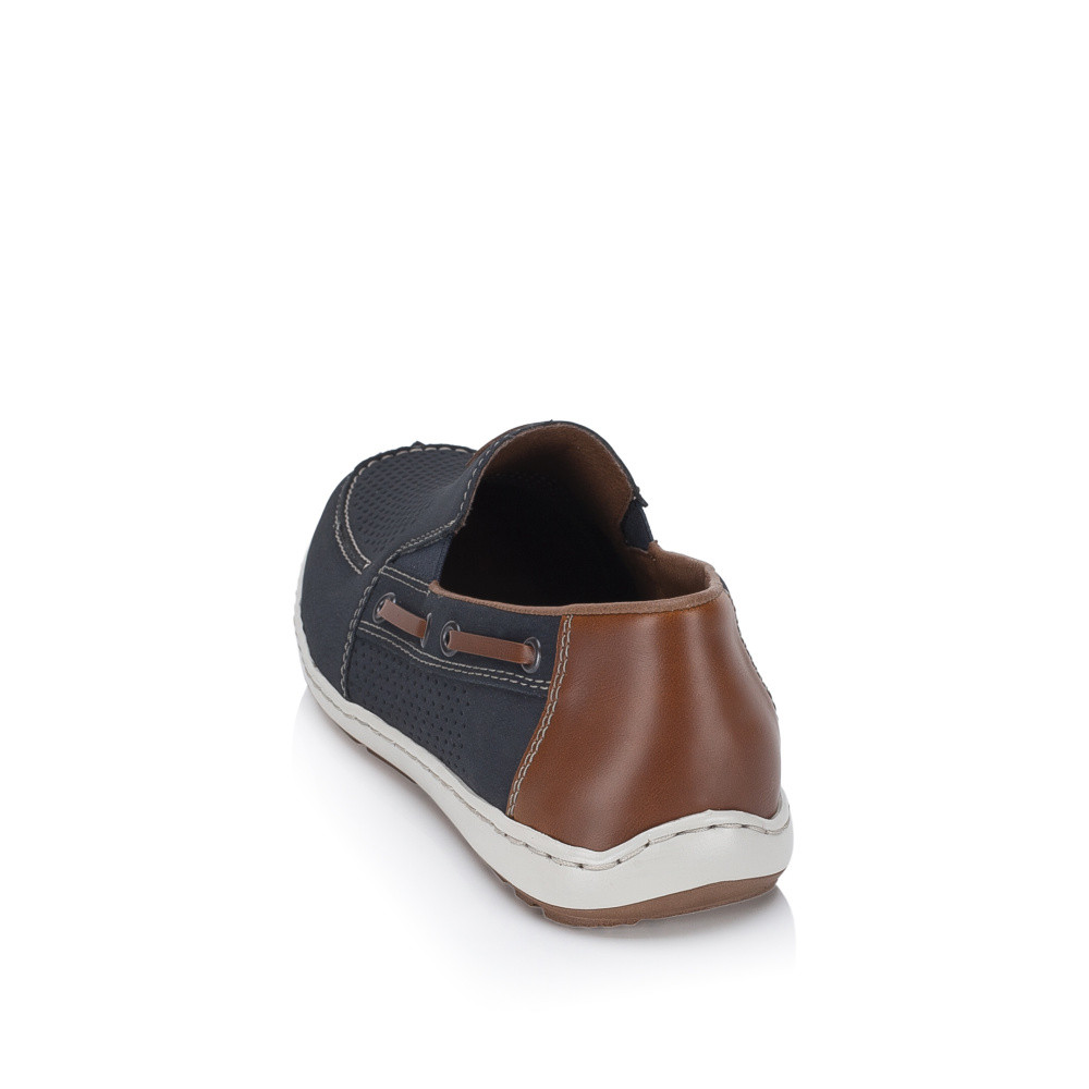 detail Pánské mokasíny RIEKER 08866-15 modrá S6