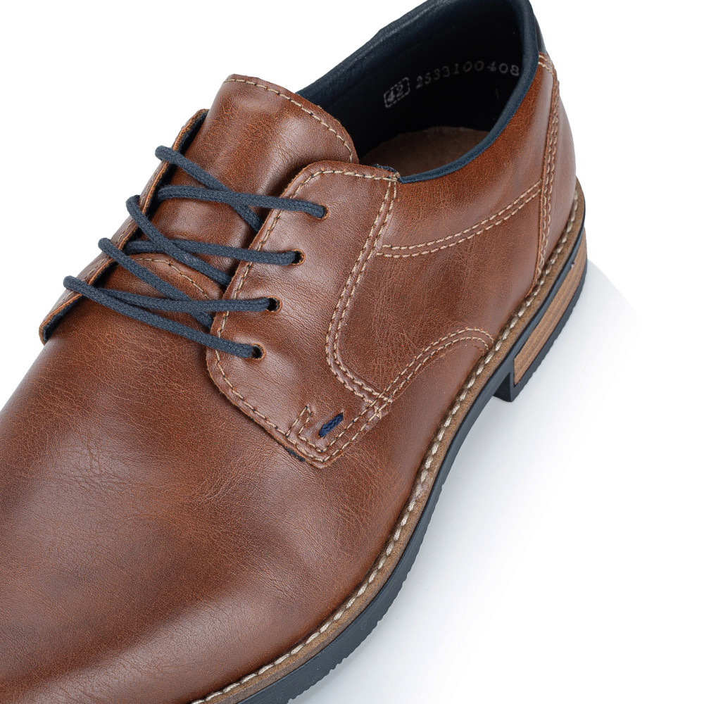 detail Pánské polobotky RIEKER 13500-25 hnědá S6