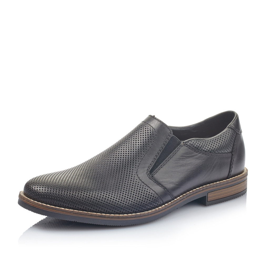 detail Pánské mokasíny RIEKER RIE-1018182-S1 černá