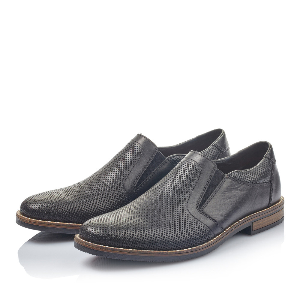 detail Pánské mokasíny RIEKER RIE-1018182-S1 černá