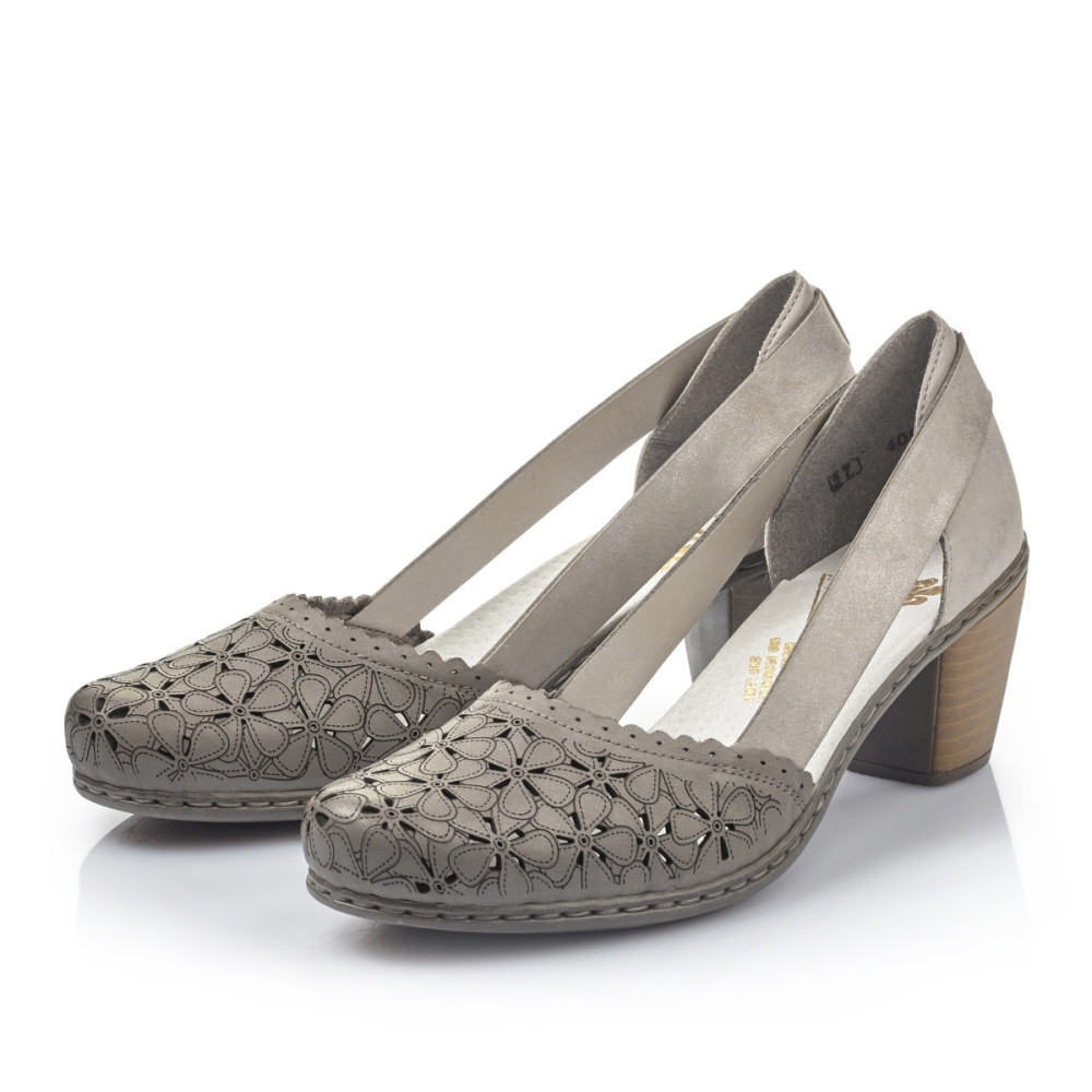 detail Dámské lodičky RIEKER RIE-1018196-S3 béžová