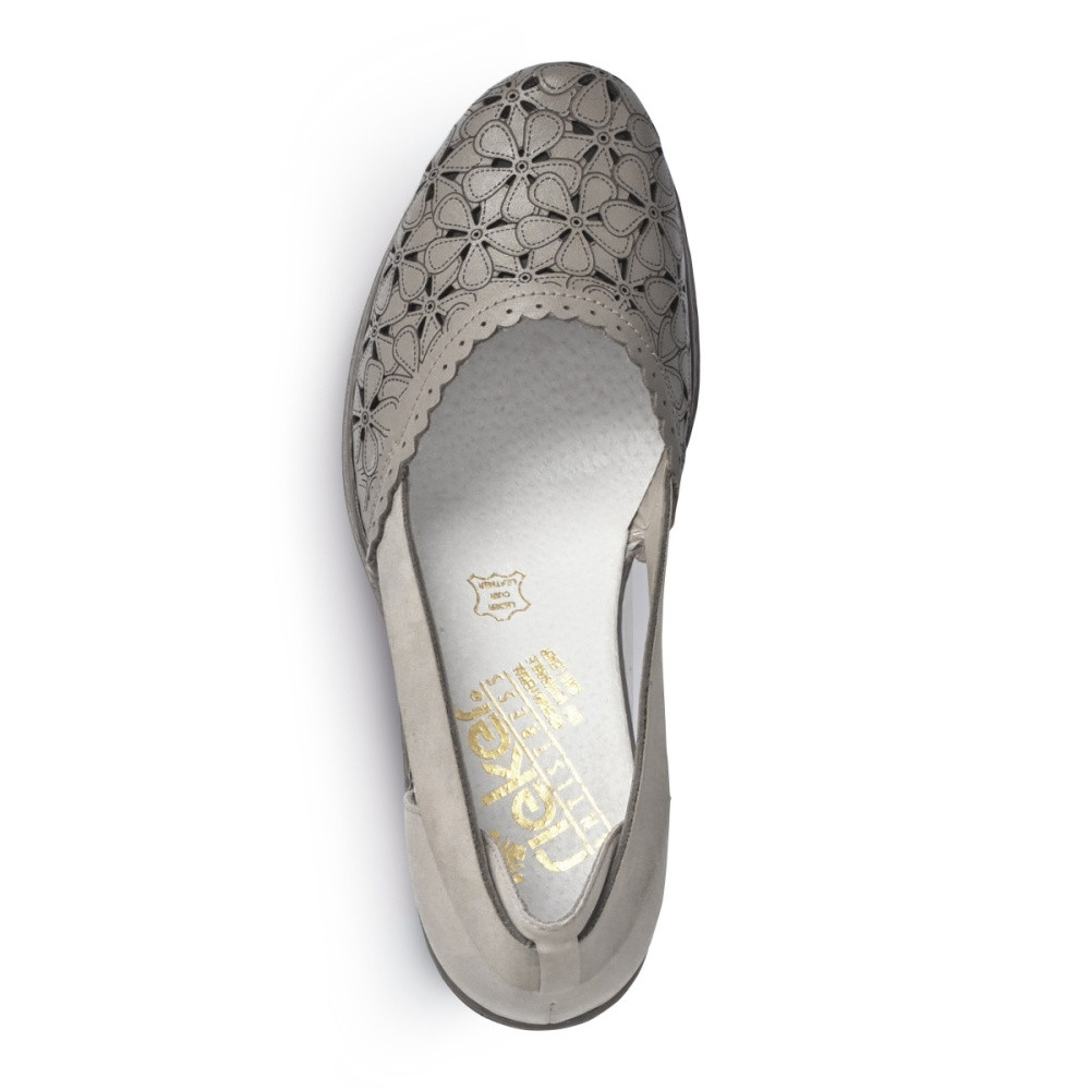 detail Dámské lodičky RIEKER RIE-1018196-S3 béžová