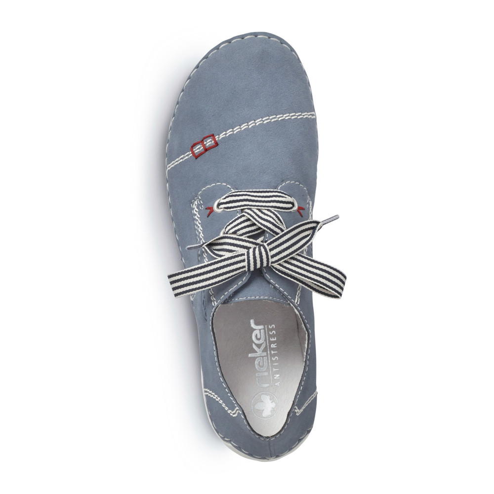 detail Dámské polobotky RIEKER 52520-14 modrá S5