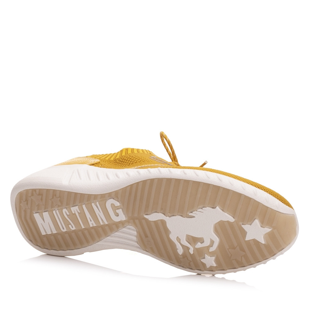 detail Dámské tenisky MUSTANG 1315306-660 žlutá S1