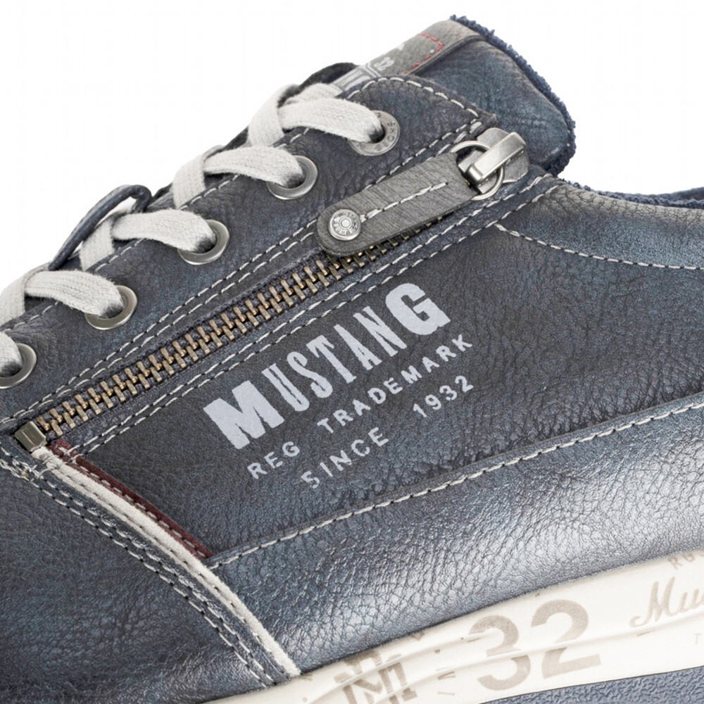 detail Pánské polobotky MUSTANG 4106306-820 modrá W4