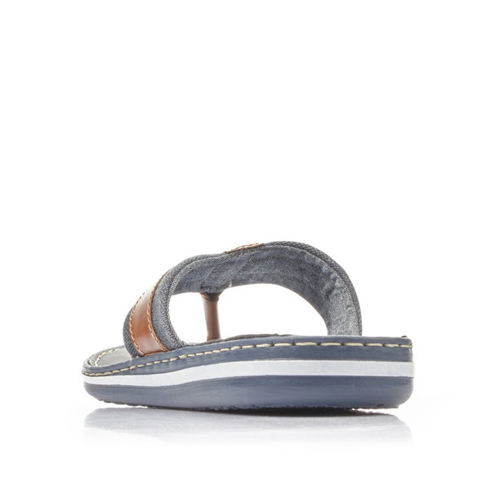 detail Pánské žabky RIEKER 21095-24 hnědá S2