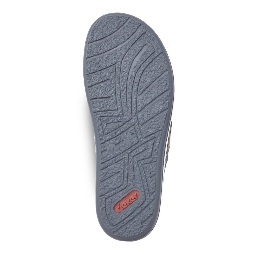 detail Pánské žabky RIEKER 21095-24 hnědá S2