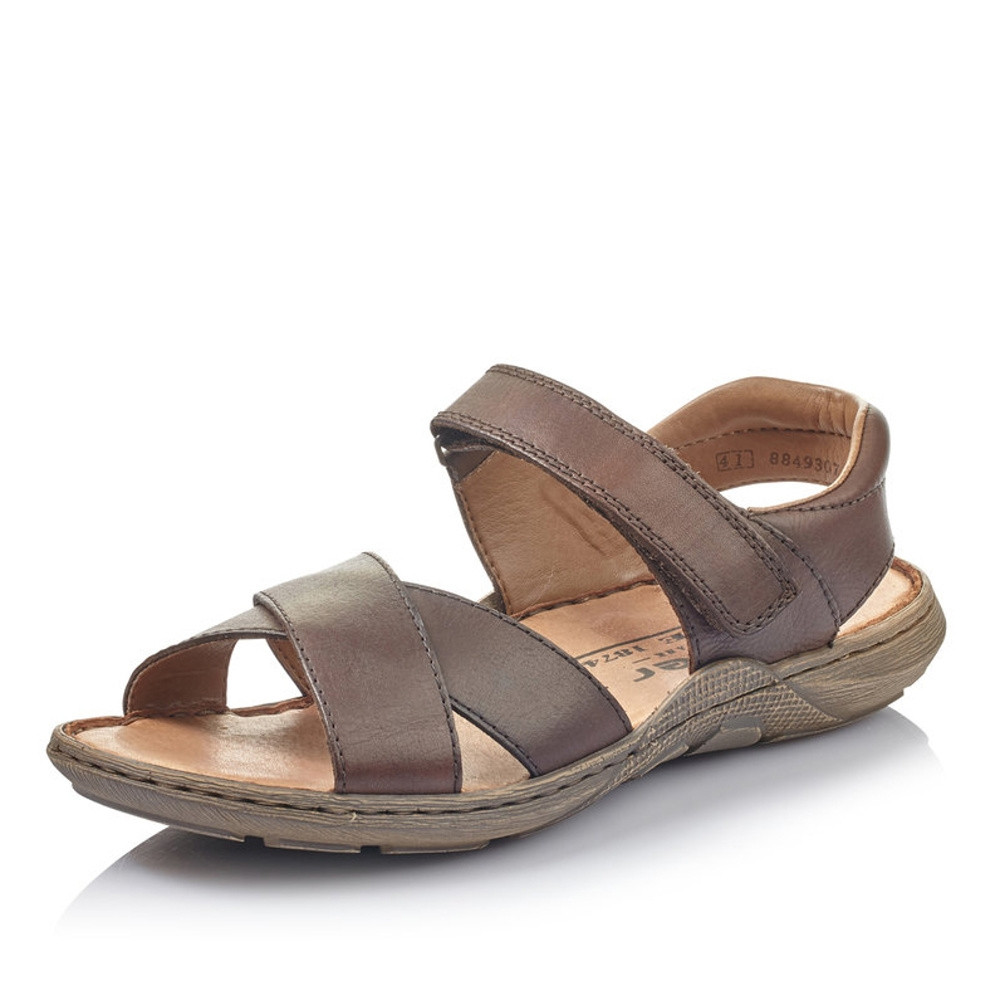 detail Pánské sandály RIEKER RIE-10200161-S2 hnědá