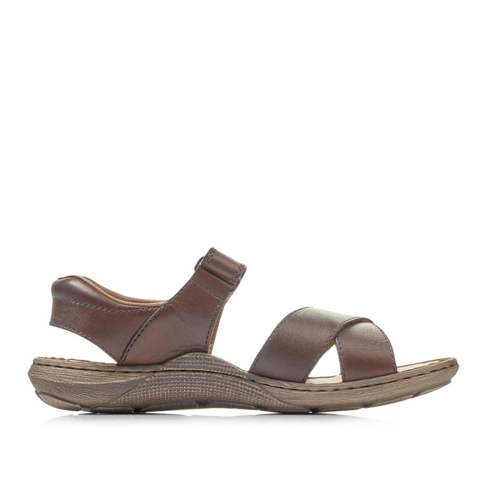 detail Pánské sandály RIEKER RIE-10200161-S2 hnědá