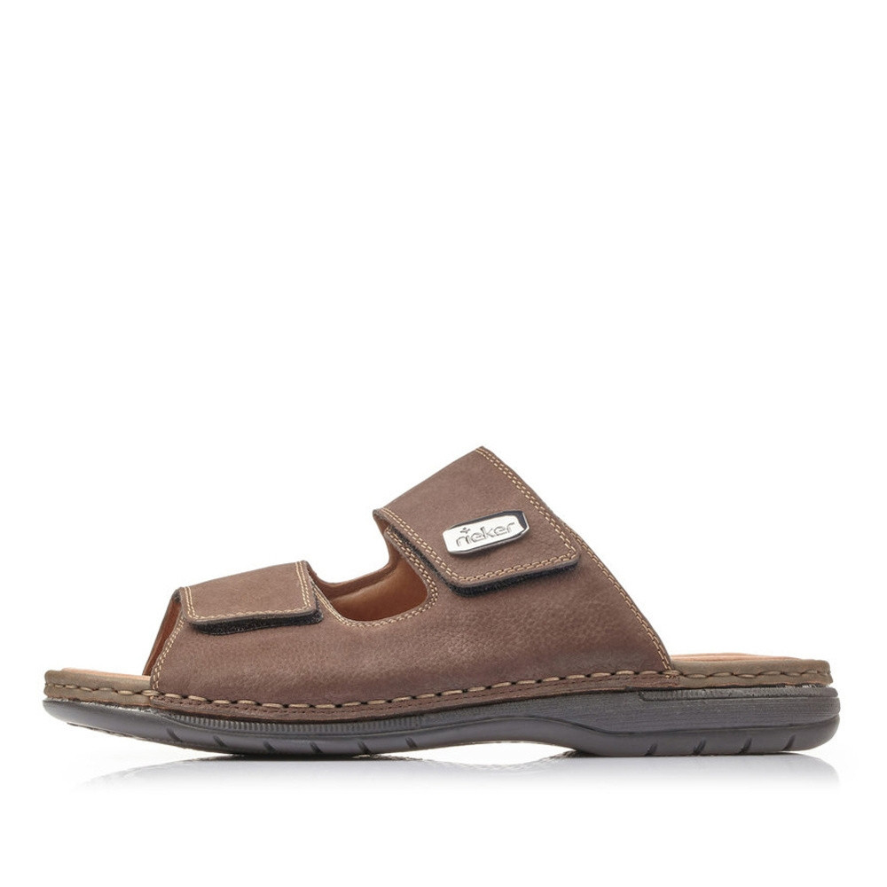 detail Pánske šľapky RIEKER 25590-25 hnedá S5