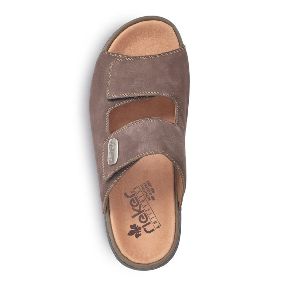 detail Pánske šľapky RIEKER 25590-25 hnedá S5