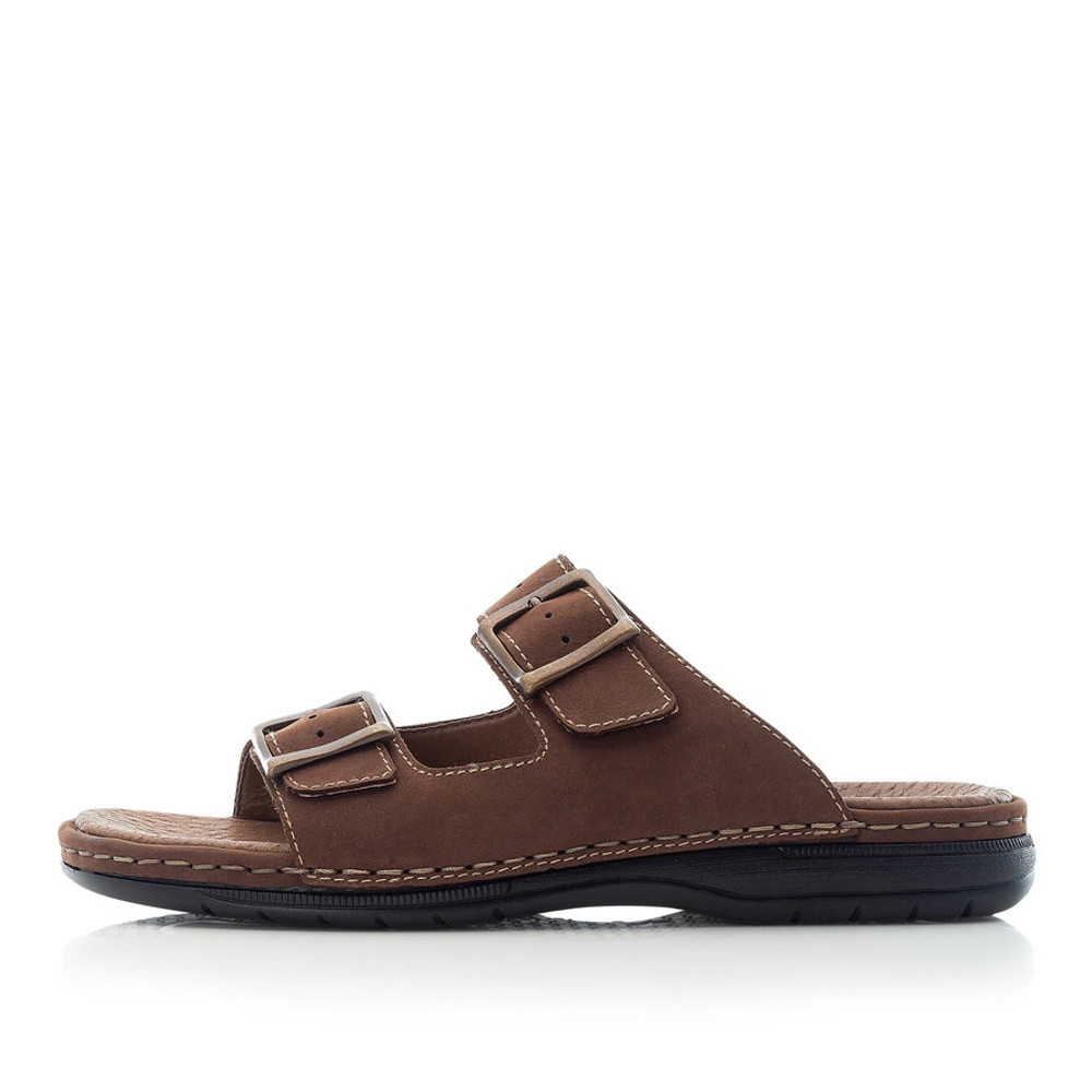 detail Pánské nazouváky RIEKER RIE-10200173-S1 hnědá