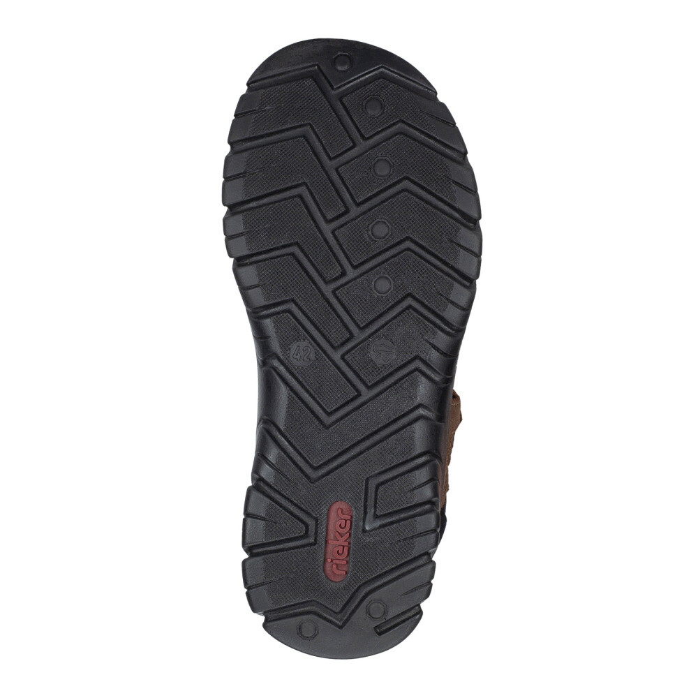 detail Pánské sandály RIEKER 26761-26 hnědá S5