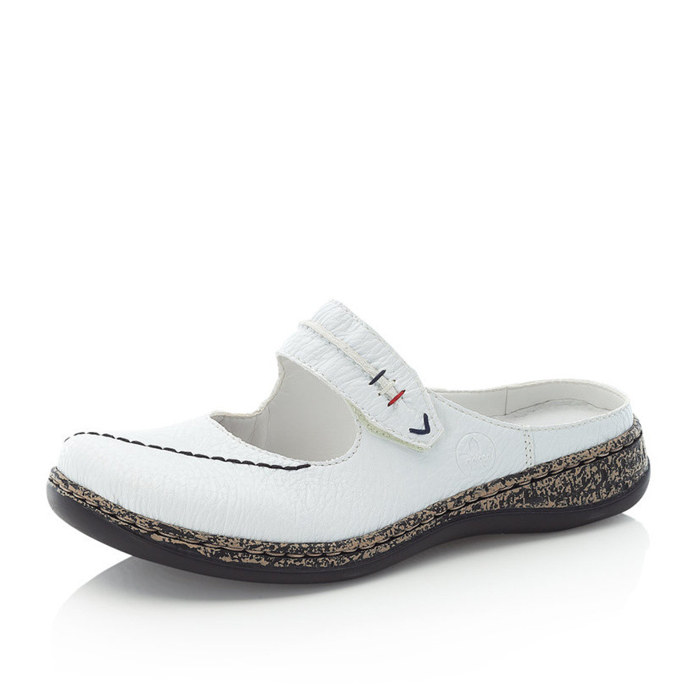 detail Dámské nazouváky RIEKER RIE-10200199-S2 bílá