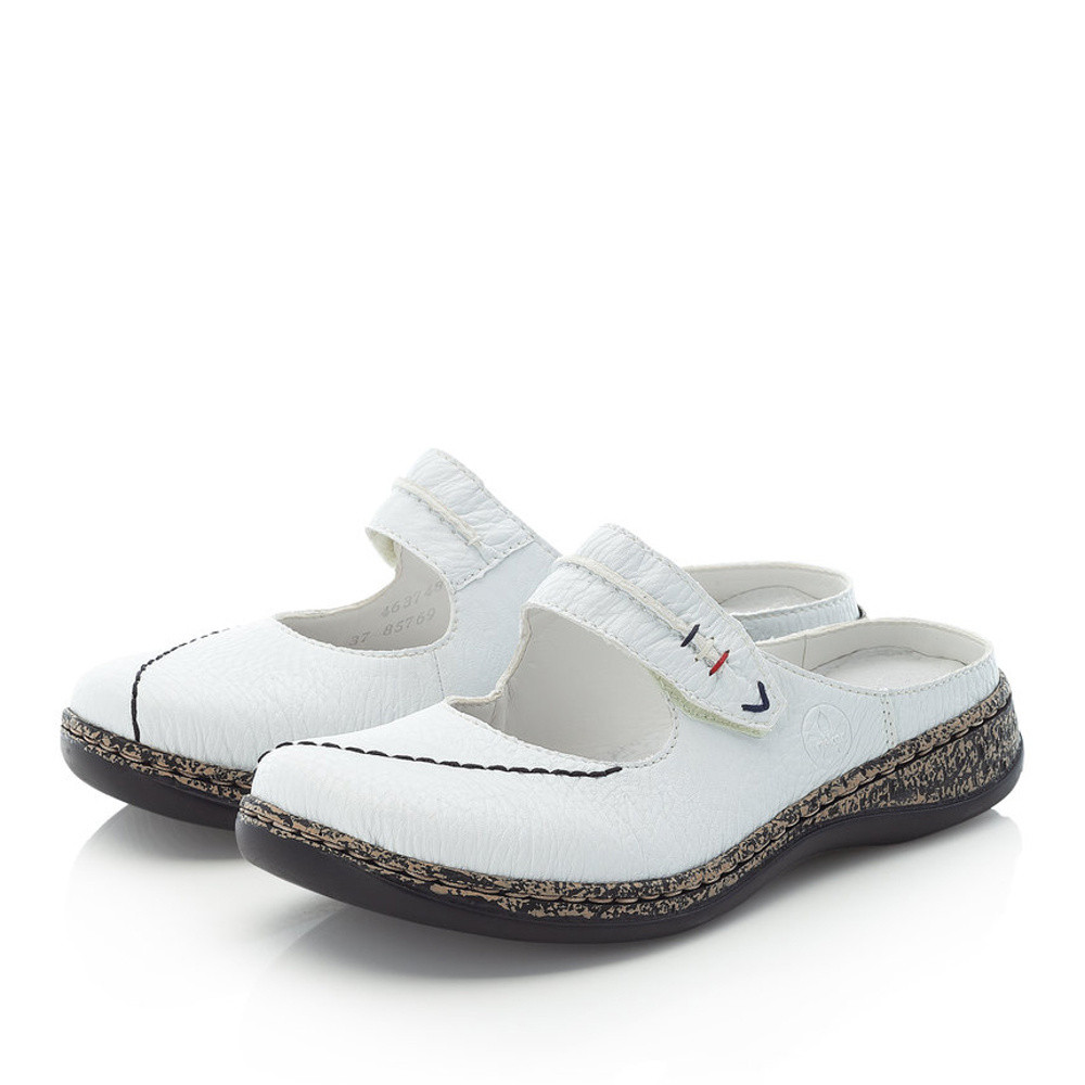 detail Dámské nazouváky RIEKER RIE-10200199-S2 bílá