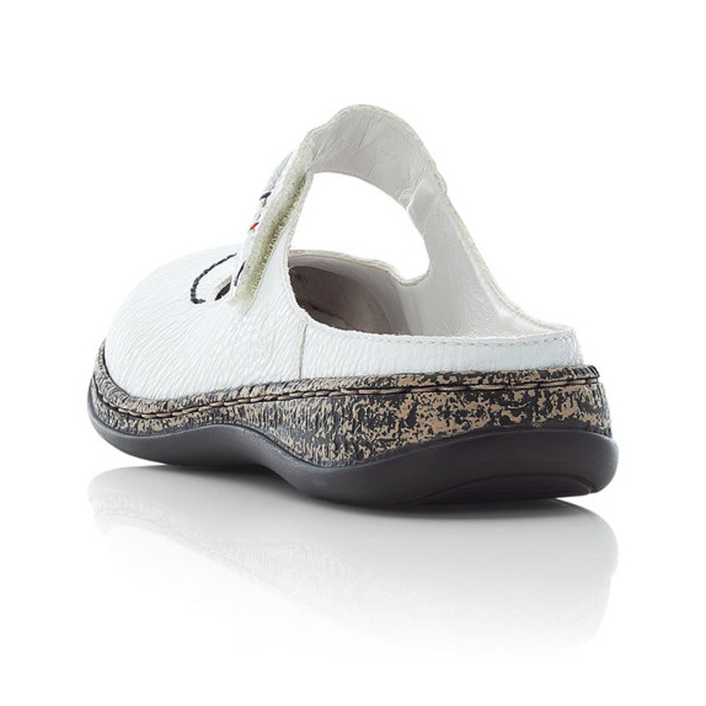 detail Dámské nazouváky RIEKER RIE-10200199-S2 bílá