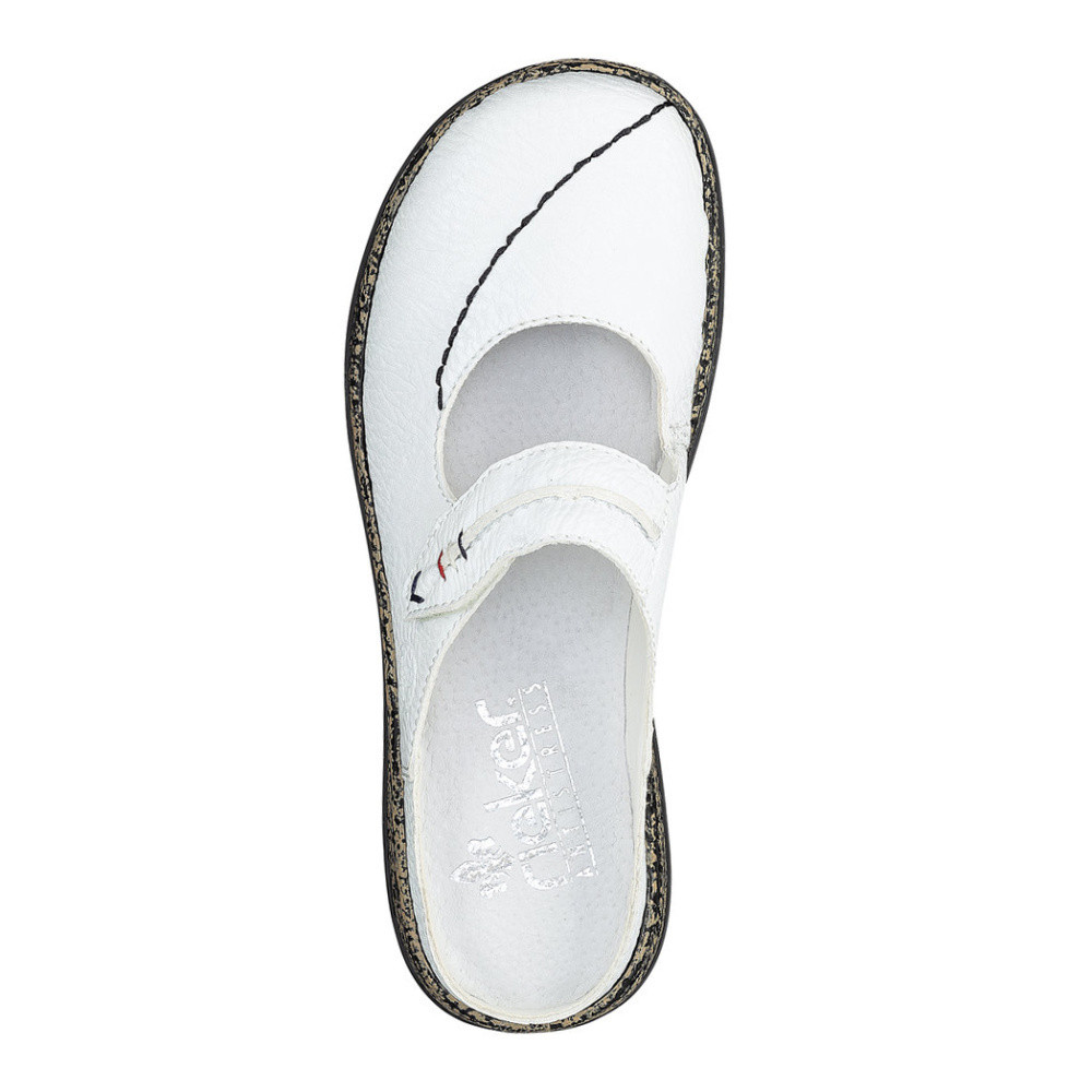 detail Dámské nazouváky RIEKER RIE-10200199-S2 bílá