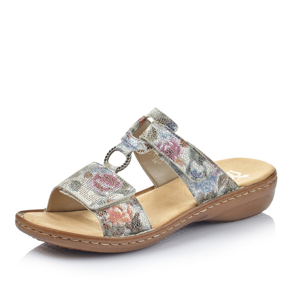 detail Dámské nazouváky RIEKER 60885-90 multicolor S3