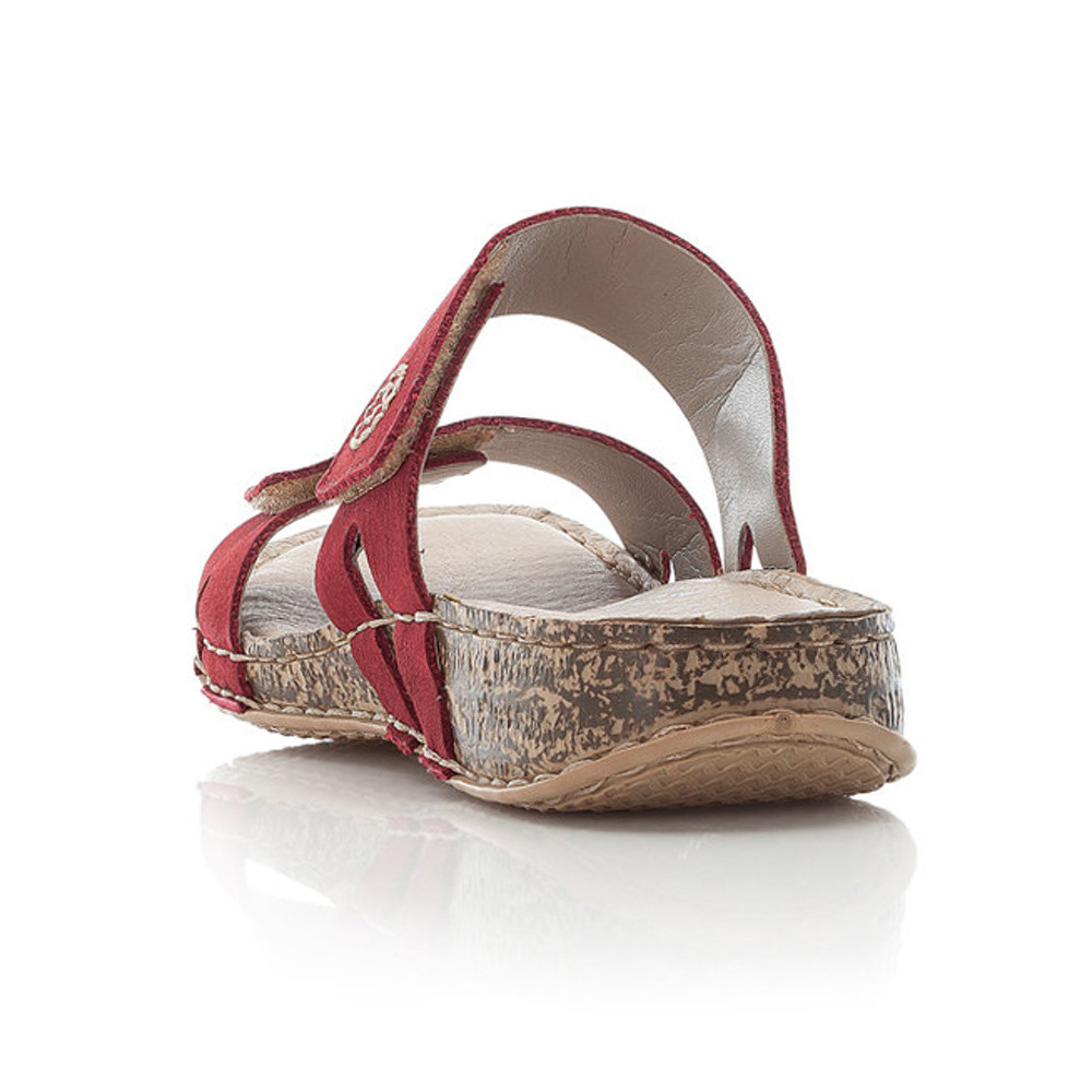 detail Dámské nazouváky RIEKER RIE-10200234-S1 červená