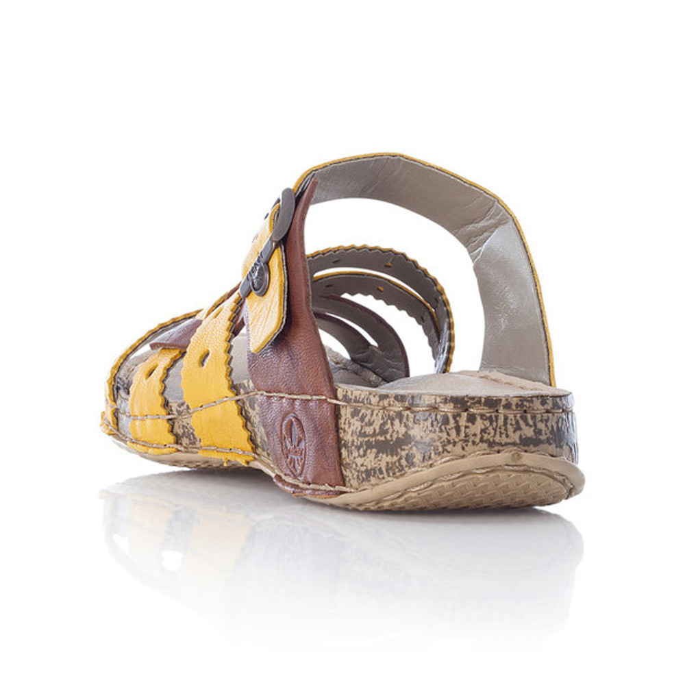 detail Dámské nazouváky RIEKER RIE-10200236-S1 žlutá