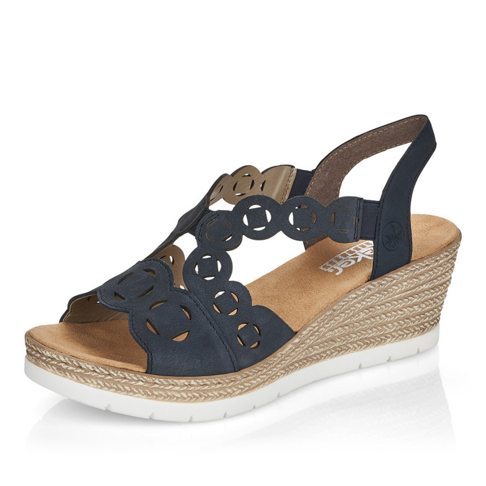 detail Dámské sandály RIEKER RIE-10200247-S2 modrá