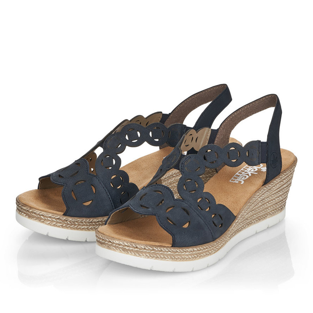 detail Dámské sandály RIEKER RIE-10200247-S2 modrá